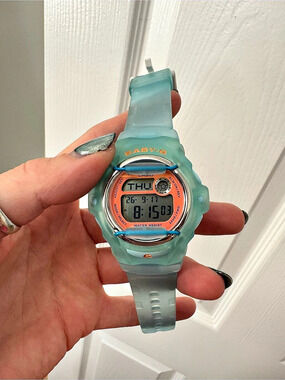 Casio Baby-G BG169R-2C Digital Watch Green & Silver